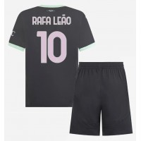 Dres AC Milan Rafael Leao #10 Tretina pre deti 2024-25 Krátky Rukáv (+ trenírky)